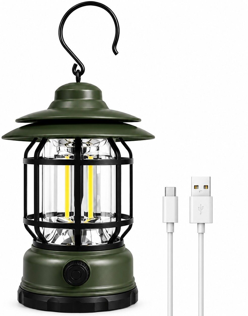 LED Camping Light Rechargeable Lantern for Tent, Travel & Emergency Use 4 hrs Lantern Emergency Light-image-16