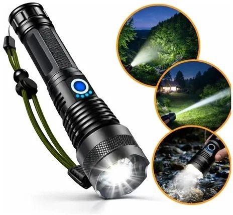 hymasa M983 Rechargeable LED Torch High Power Flashlight 8 hrs Torch Emergency Light-picture-39