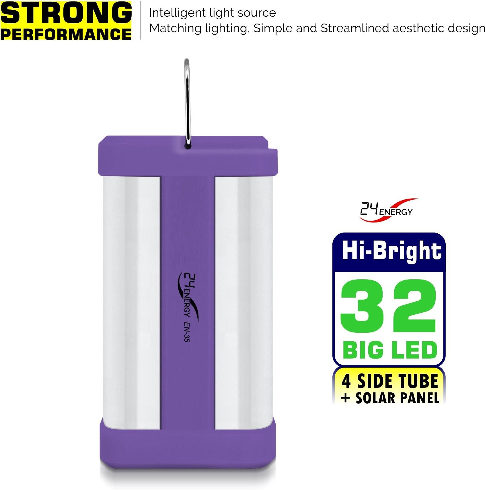 Energy 4 Tube 360 Degree Extra Bright with Charging Cable Rechargeable 6 hrs Lantern Emergency Light-image-17