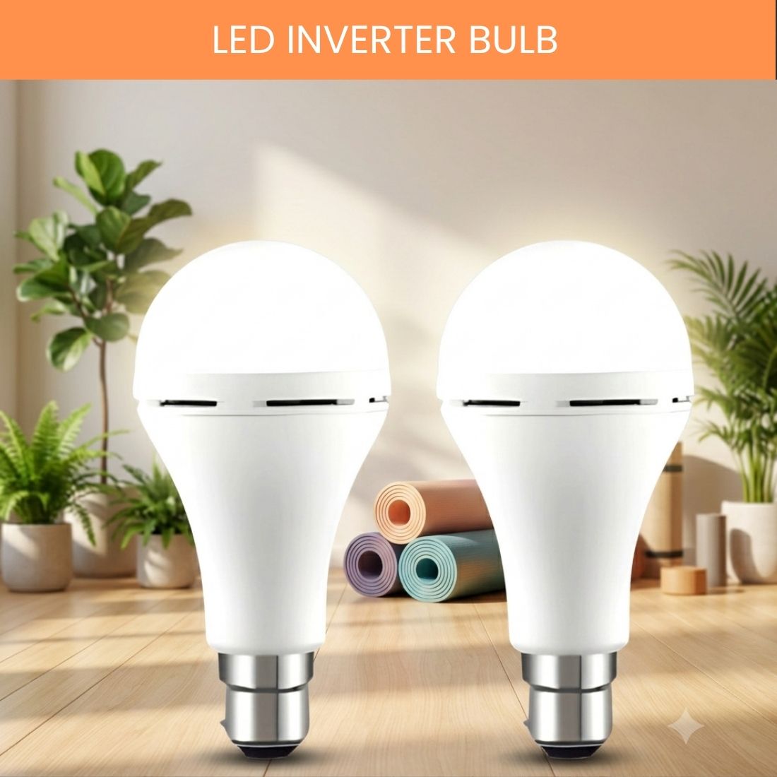 guggu Rechargeable LED Emergency Bulb, Inverter Backup Light for Home Pack of-2 HK220 4 hrs Bulb Emergency Light-picture-16