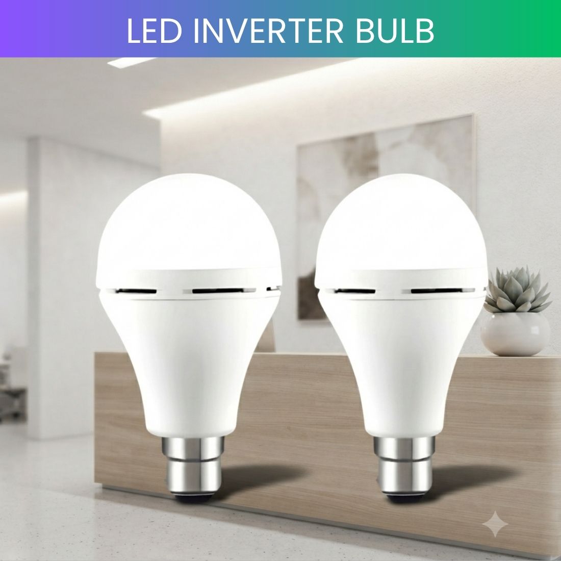 frony Rechargeable LED Emergency Bulb, Inverter Backup Light for Home Pack of-2 JG319 4 hrs Bulb Emergency Light-picture-32