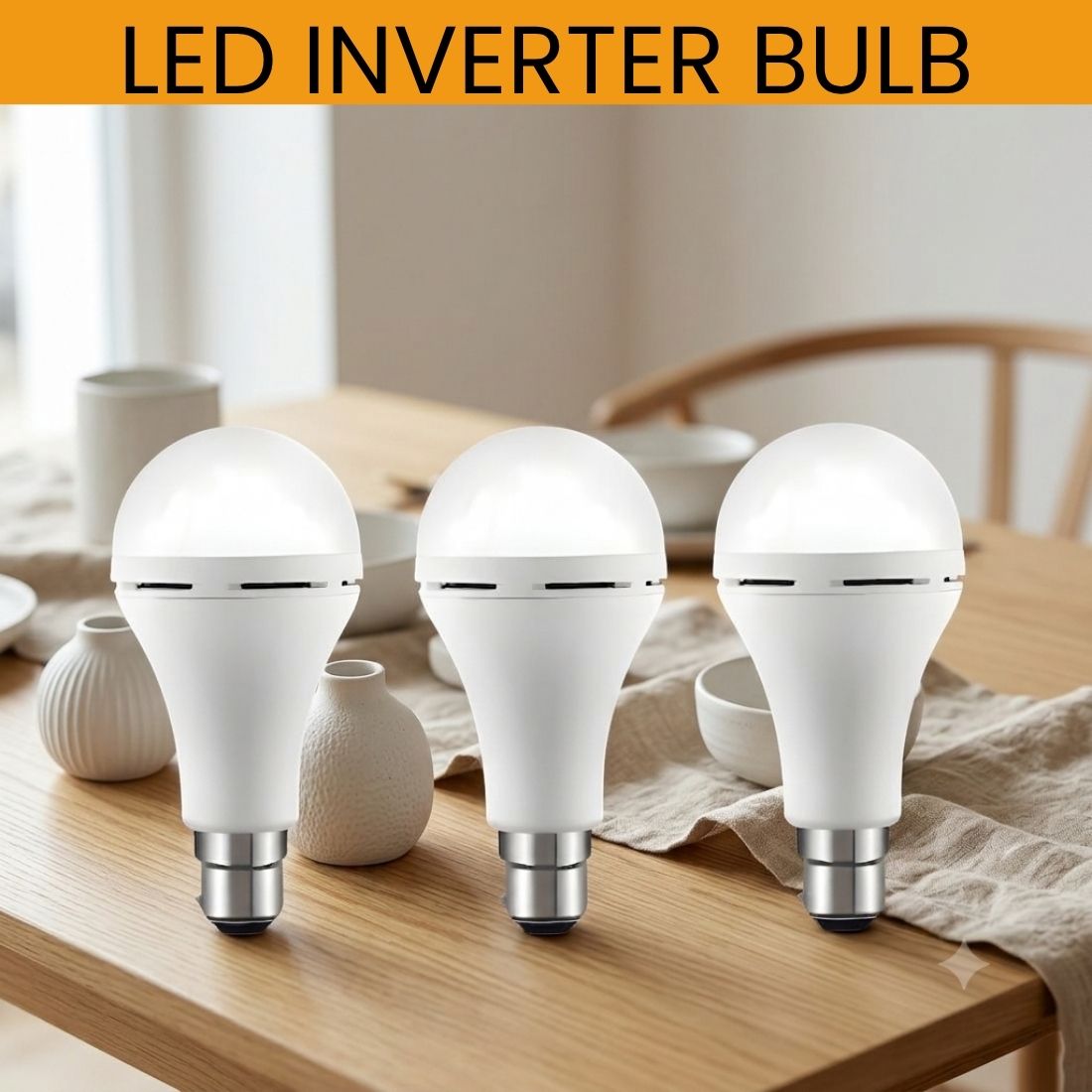 frony Rechargeable LED Emergency Bulb, Inverter Backup Light for Home Pack of-3 BY390 4 hrs Bulb Emergency Light-picture-24