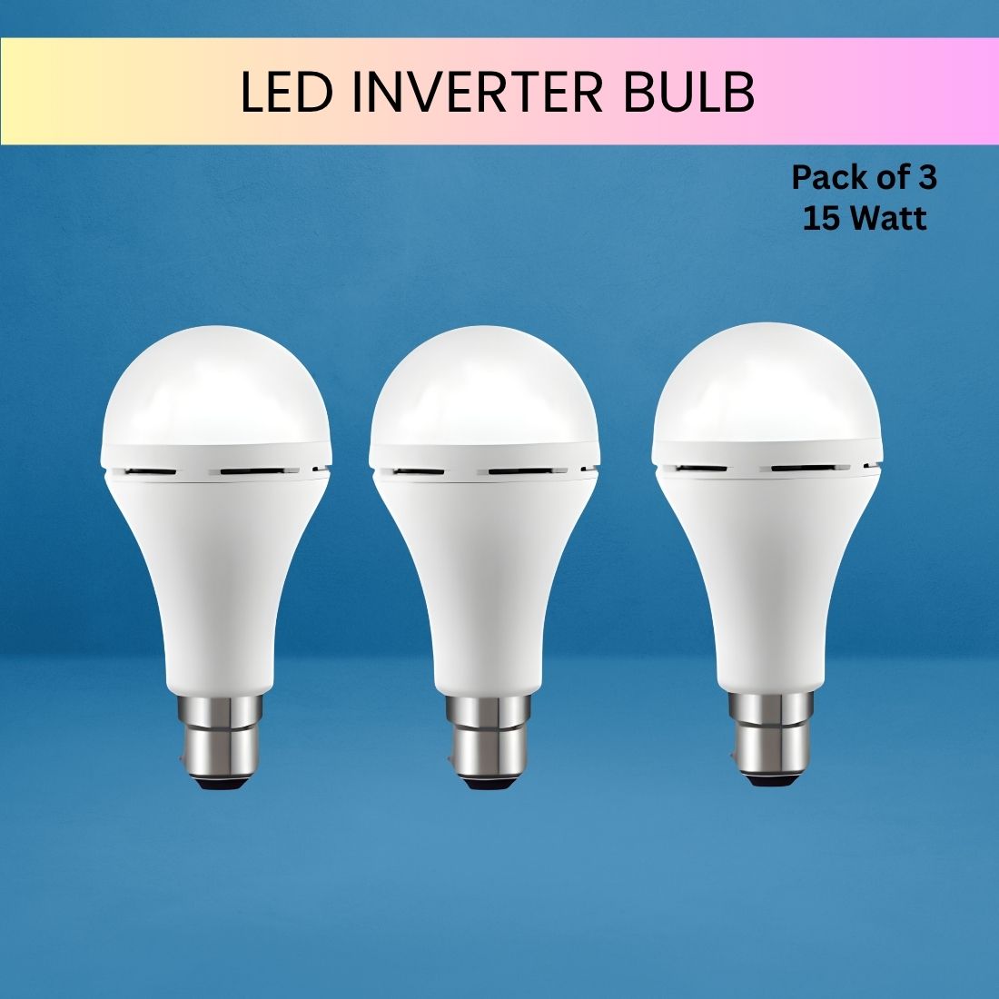 frony 15W Rechargeable Emergency Inverter LED Bulb, Upto 4 Hours Battery For HomeSX338 4 hrs Bulb Emergency Light-picture-6