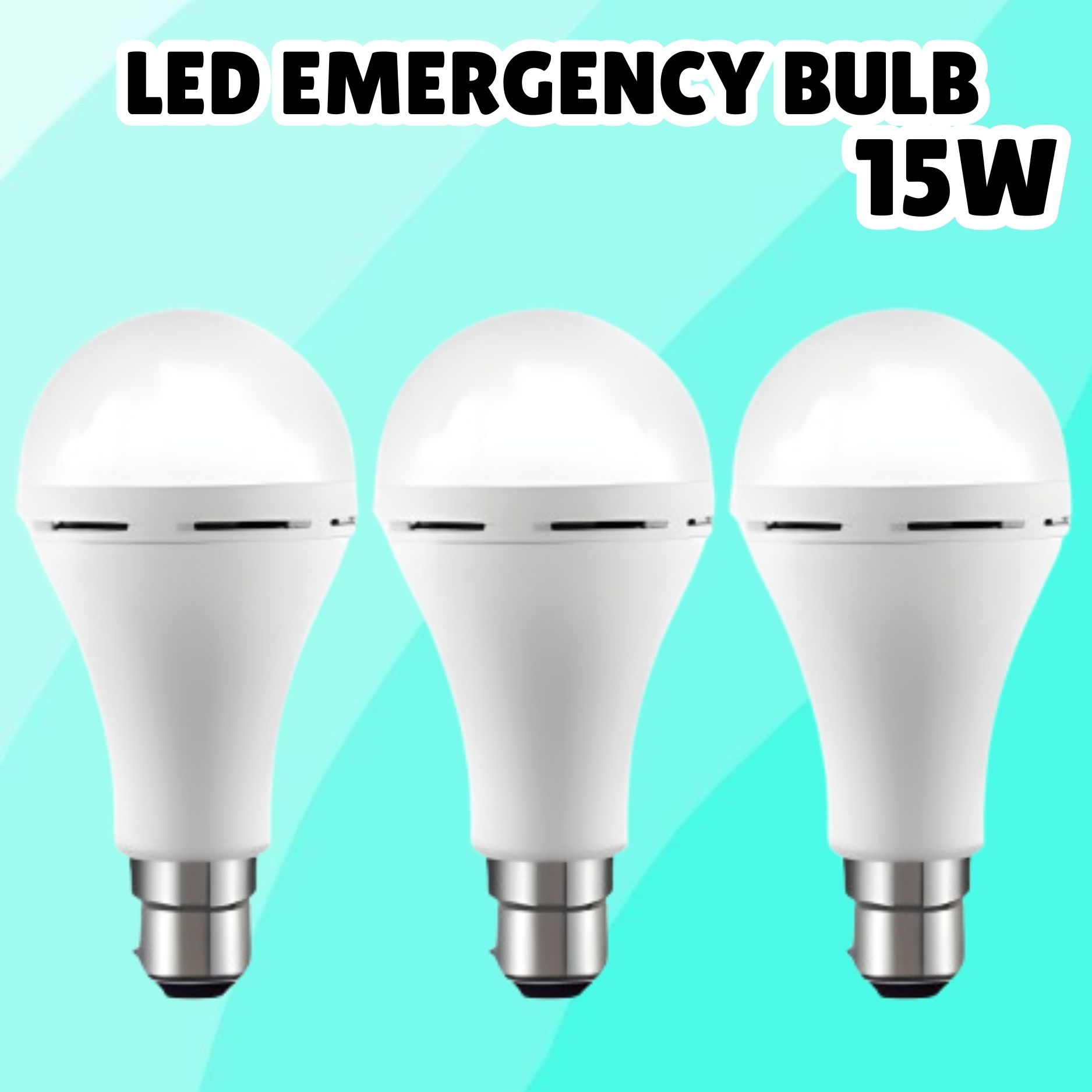 guggu (Emergency Inverter Blub) charging 15W LED Bulb for Extended Lighting_Pack_3U80 4 hrs Bulb Emergency Light-picture-7
