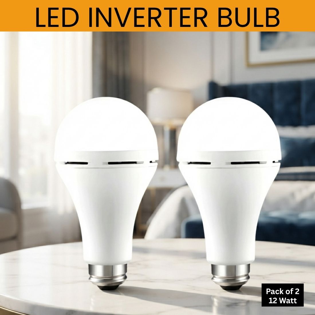 Rechargeable Emergency LED Bulb, Power Cut Backup Light For Home Pack of-2 WJ166 4 hrs Bulb Emergency Light-image-46
