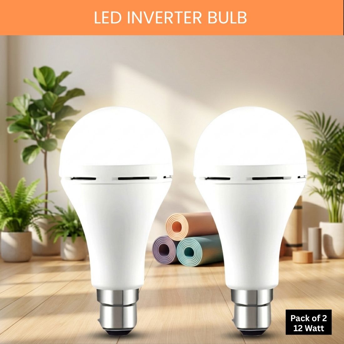 guggu Rechargeable Emergency LED Bulb, Power Cut Backup Light For Home Pack of-2 WK138 4 hrs Bulb Emergency Light-picture-46
