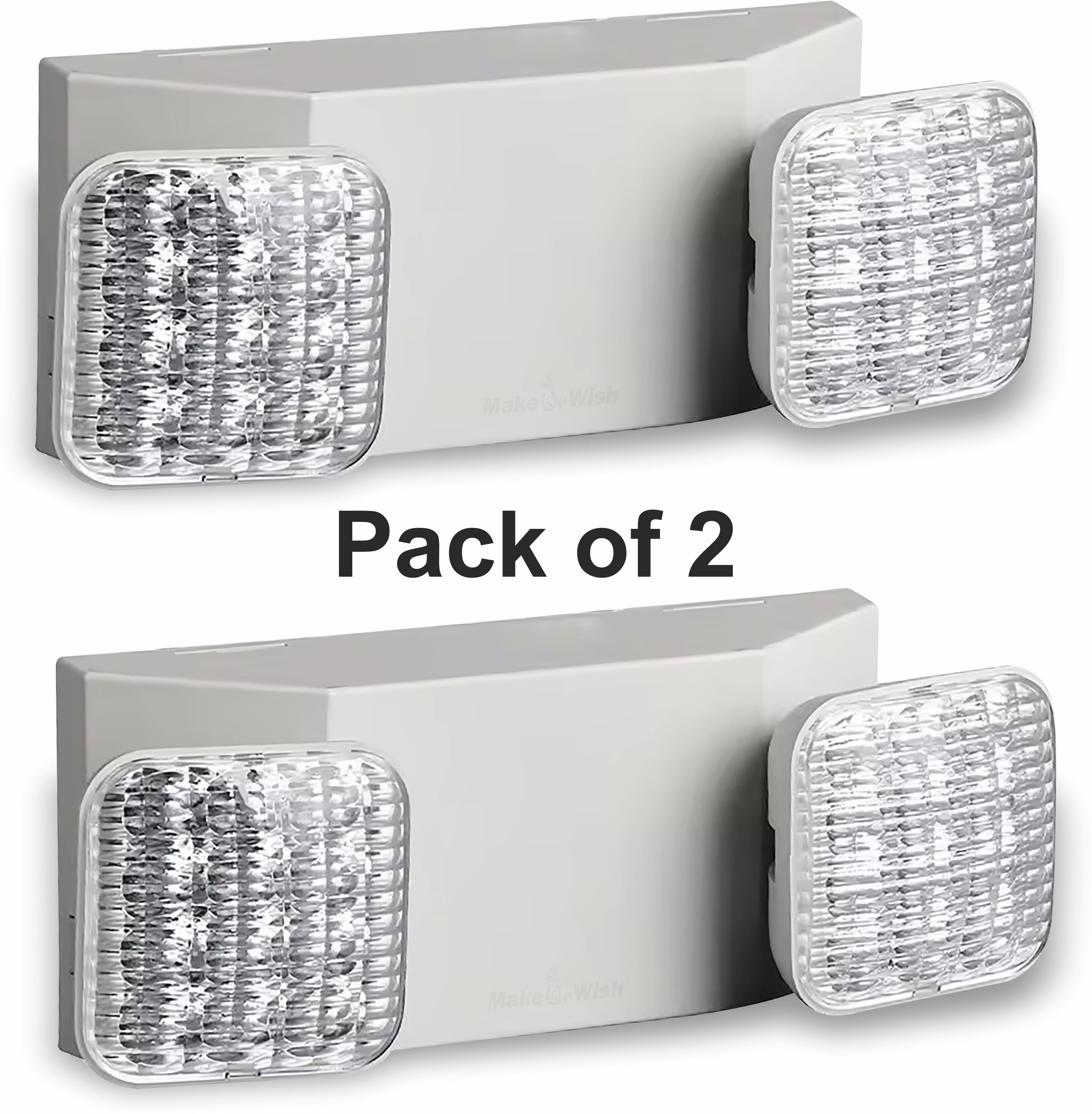 LED Emergency Exit Light Fixture Adjustable 2400mAH Wall-Mounted 120-277 Voltage 3 hrs Flood Lamp Emergency Light-image-21