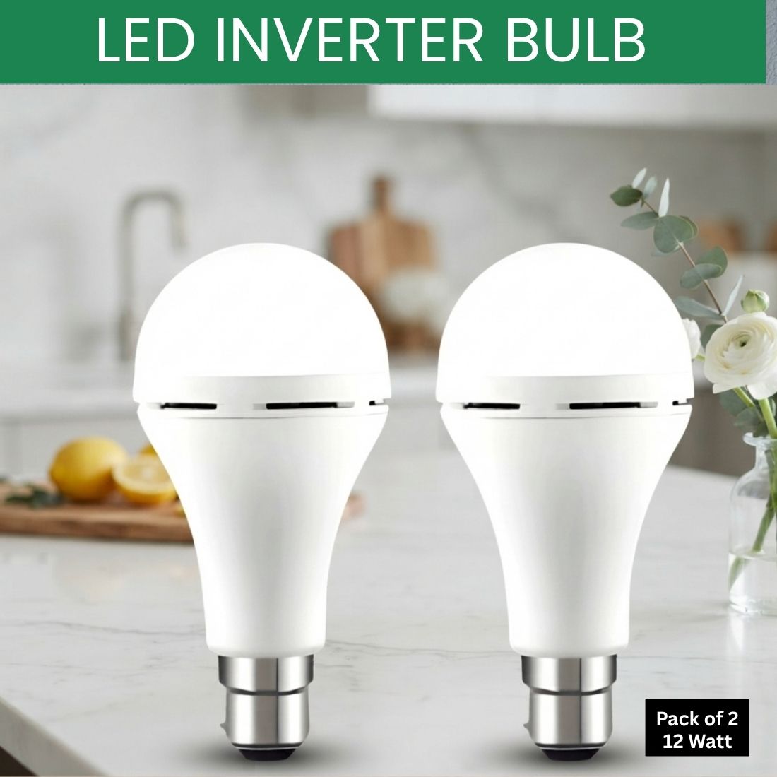 Rechargeable Emergency LED Bulb, Power Cut Backup Light For Home Pack of-2 WJ338 4 hrs Bulb Emergency Light-image-48