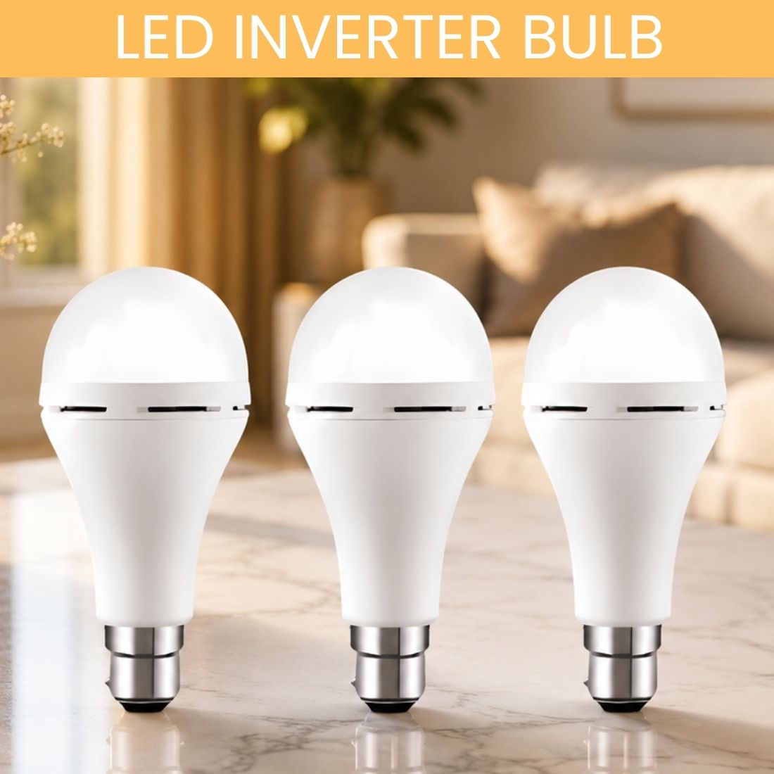 guggu Rechargeable LED Emergency Bulb, Inverter Backup Light for Home Pack of-3 ZE421 4 hrs Bulb Emergency Light-picture-38