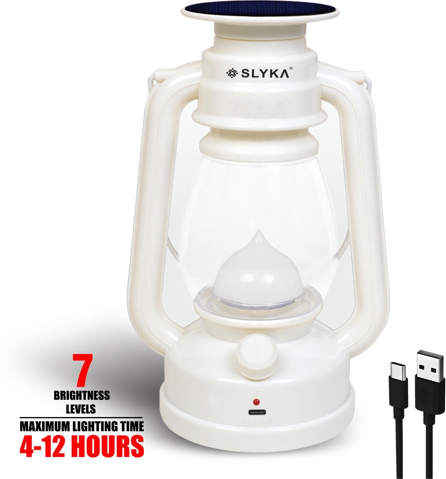 slyka Rechargeable & Portable Sturdy Lamp with Night Lamp Table Lamp-picture-24