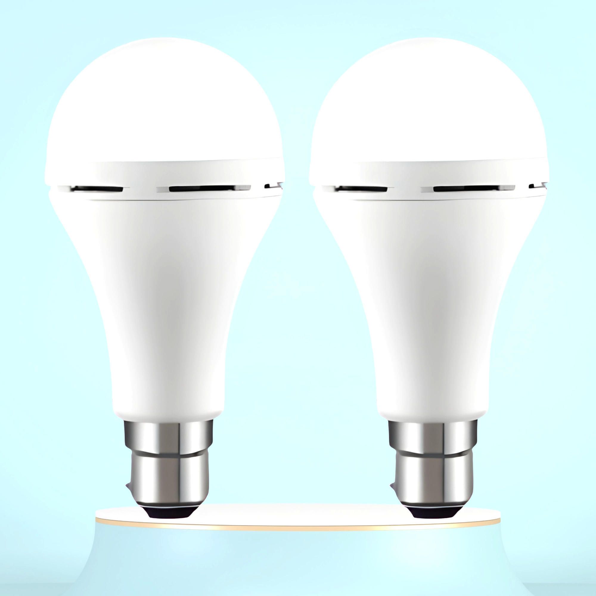 Emergency 12W Inverter LED Bulb with 2000mAh Rechargeable Battery Pack of 2 A172 4 hrs Bulb Emergency Light-image-25