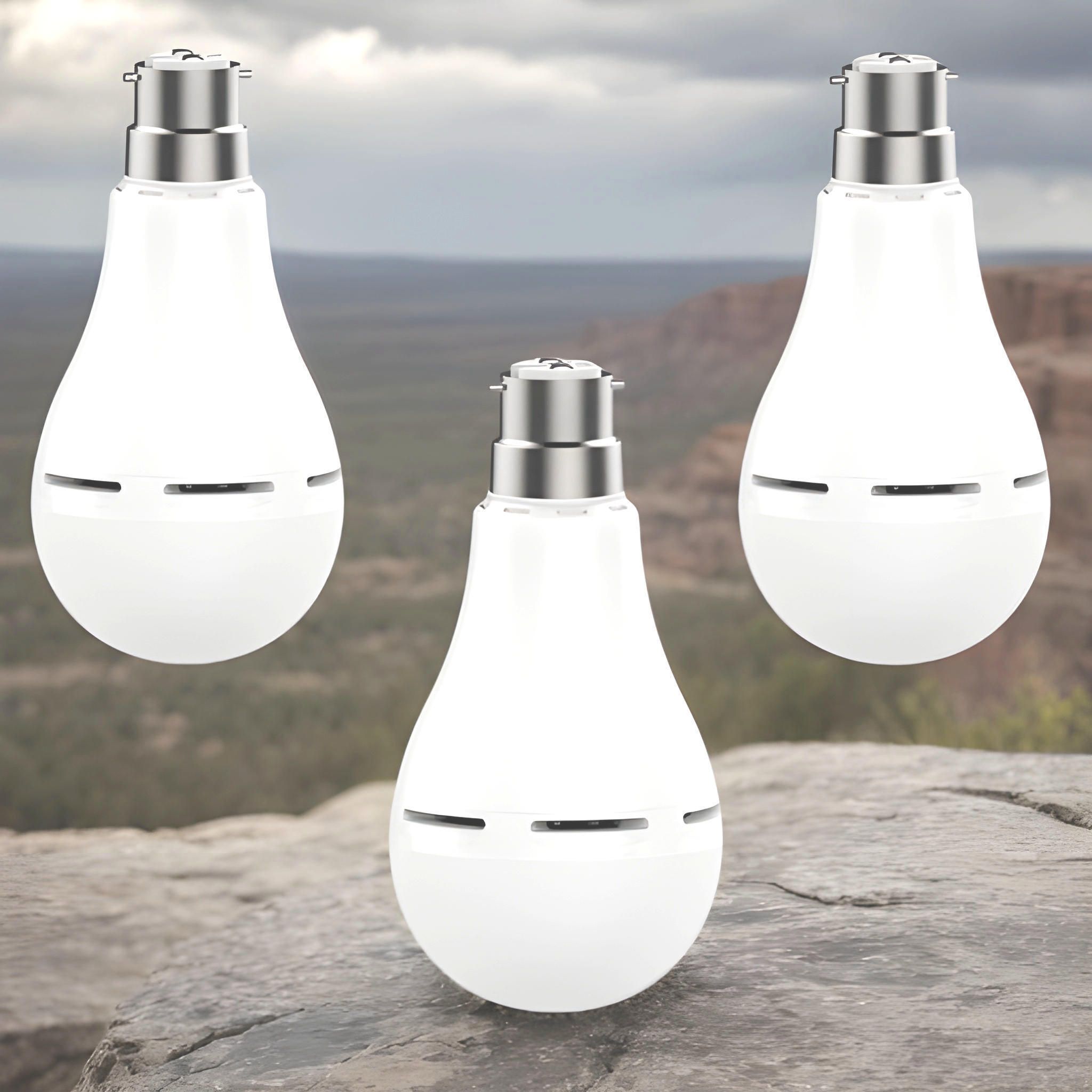 sacro Emergency bulb 12W LED & 2000mAh battery 4hrs inverter light pack of 3 bulbQP305 4 hrs Bulb Emergency Light-picture-13