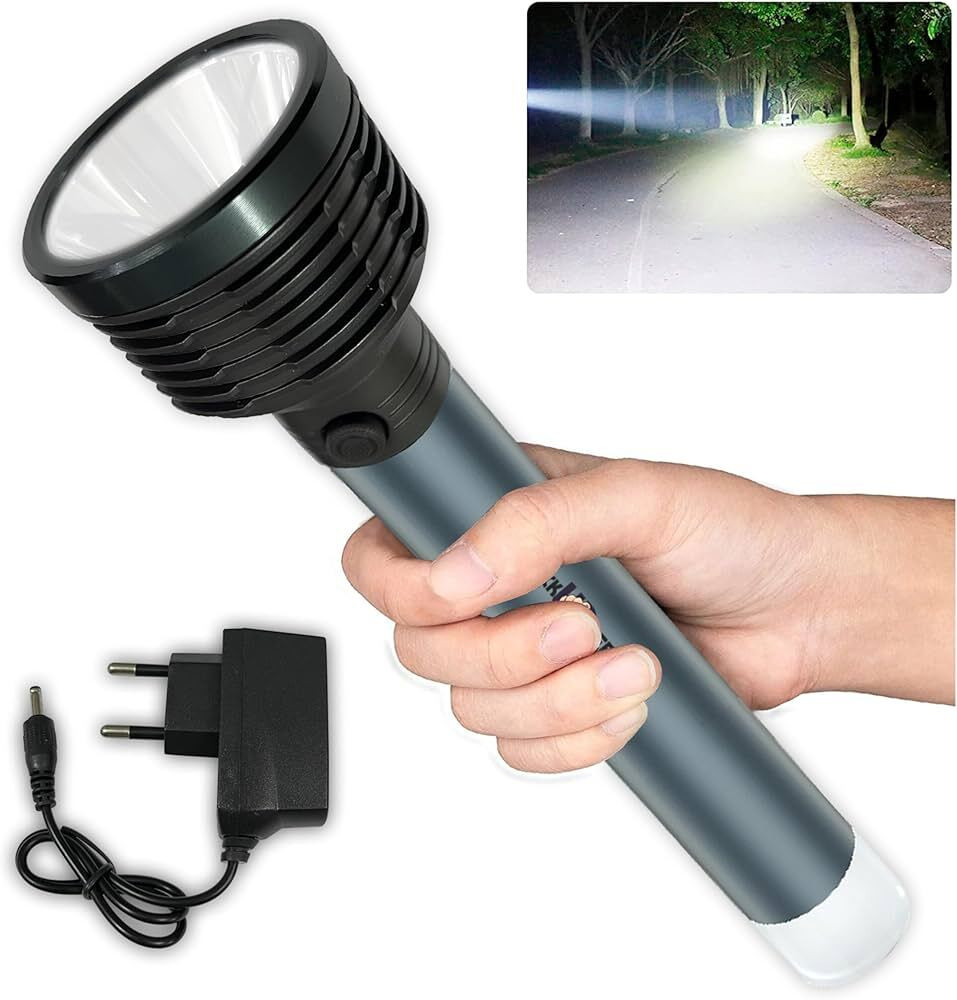 zeno volt Castor multifunctional rechargeable torch & lantern 5 hrs Torch 5 hrs Torch Emergency Light image 1