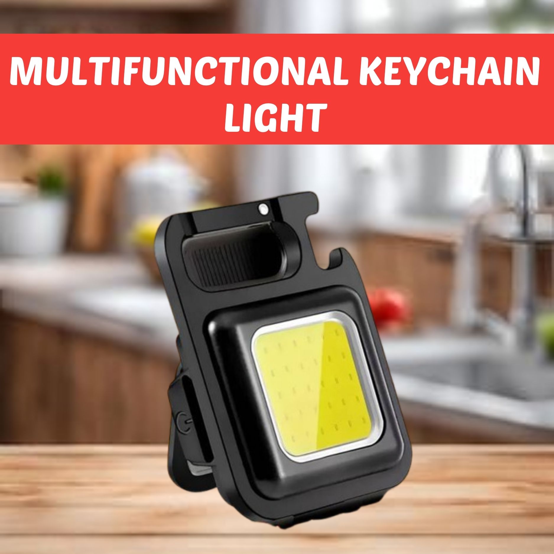 Rechargeable Small (COBB Light) With Keychain and 4 Hours Battery LifeI282 4 hrs Torch Emergency Light-image-21