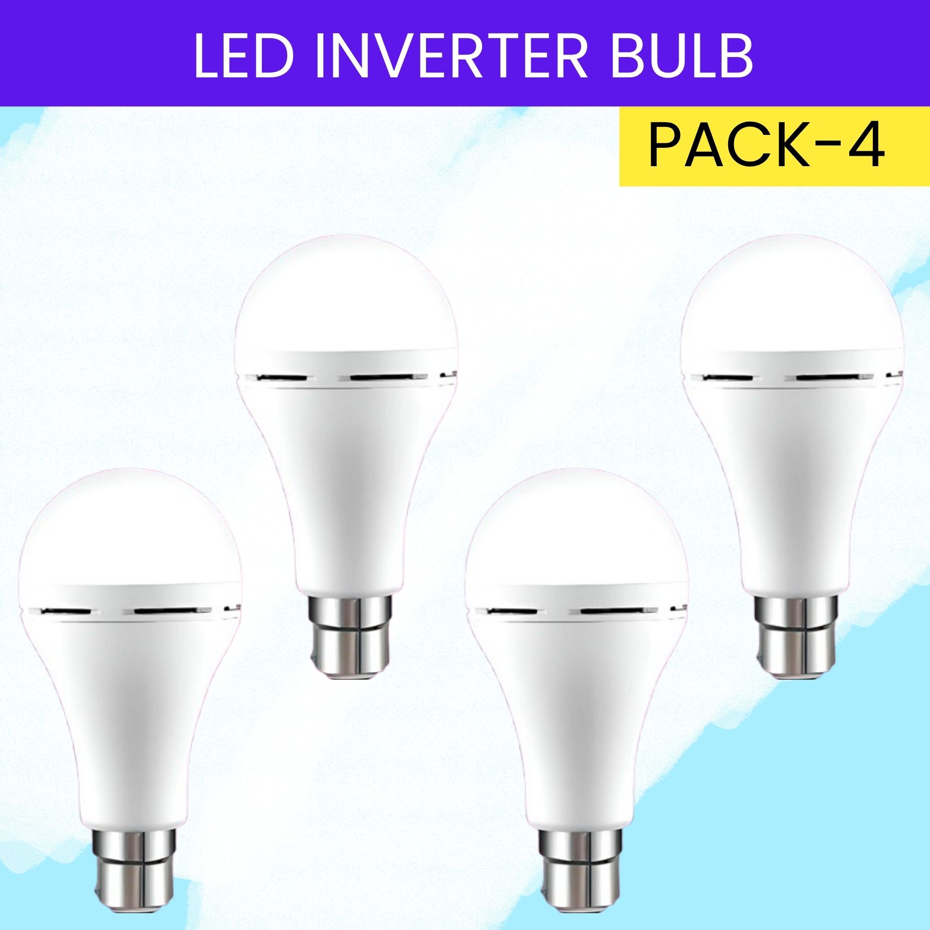 sacro 12W Emergency Inverter Bulb, Rechargeable Emergency Led Bulb For Power CutsEW290 4 hrs Bulb Emergency Light-picture-24