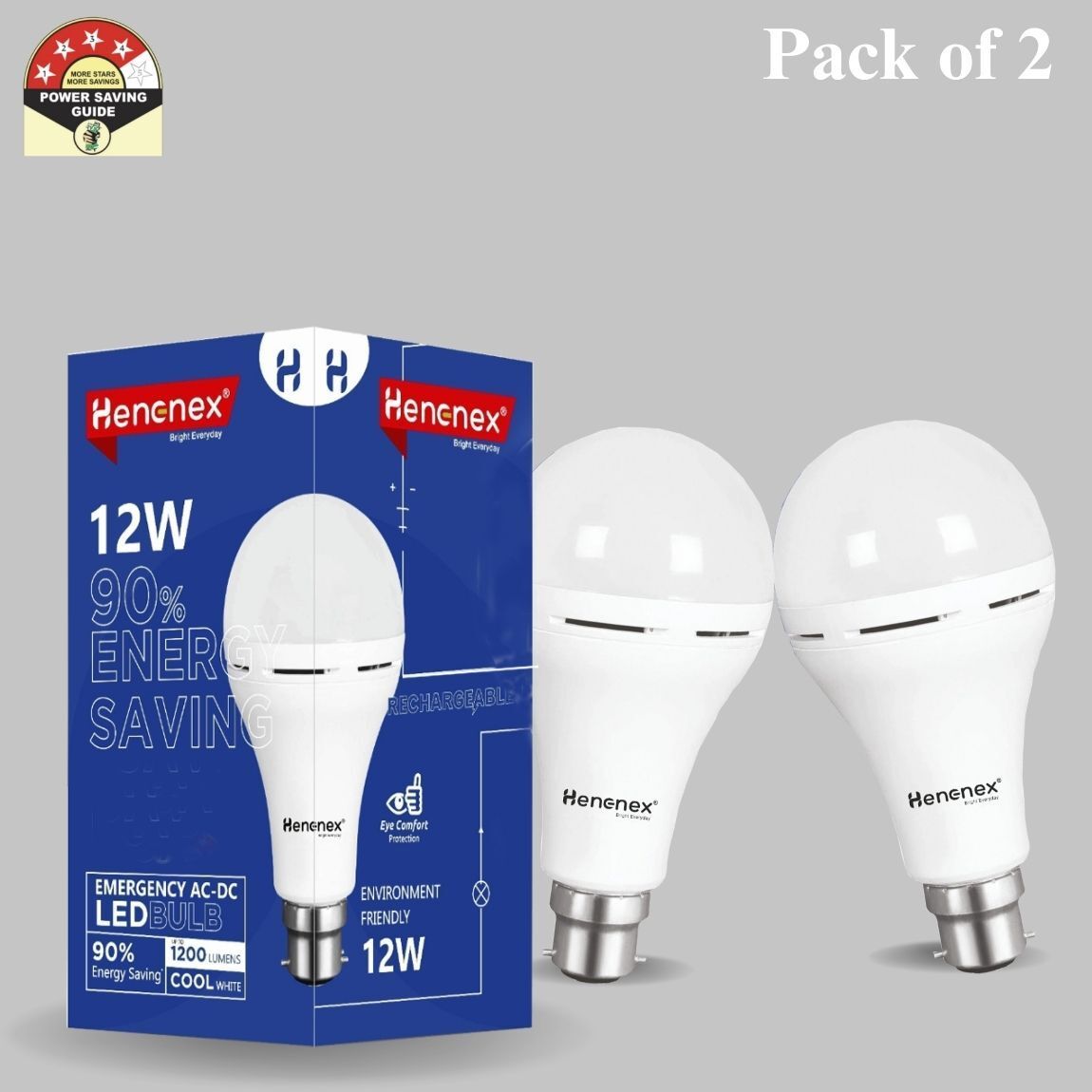 henonex Charging Emergency Bulb-12W-24 4 hrs Bulb Emergency Light-picture-24