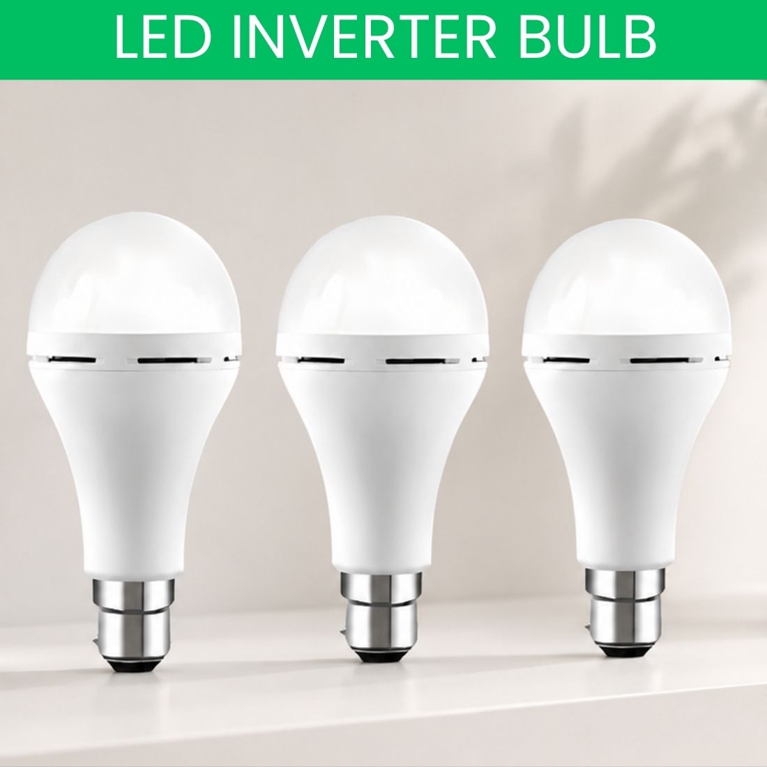 sacro Rechargeable LED Emergency Bulb, Inverter Backup Light for Home Pack of-3 XU157 4 hrs Bulb Emergency Light-picture-31