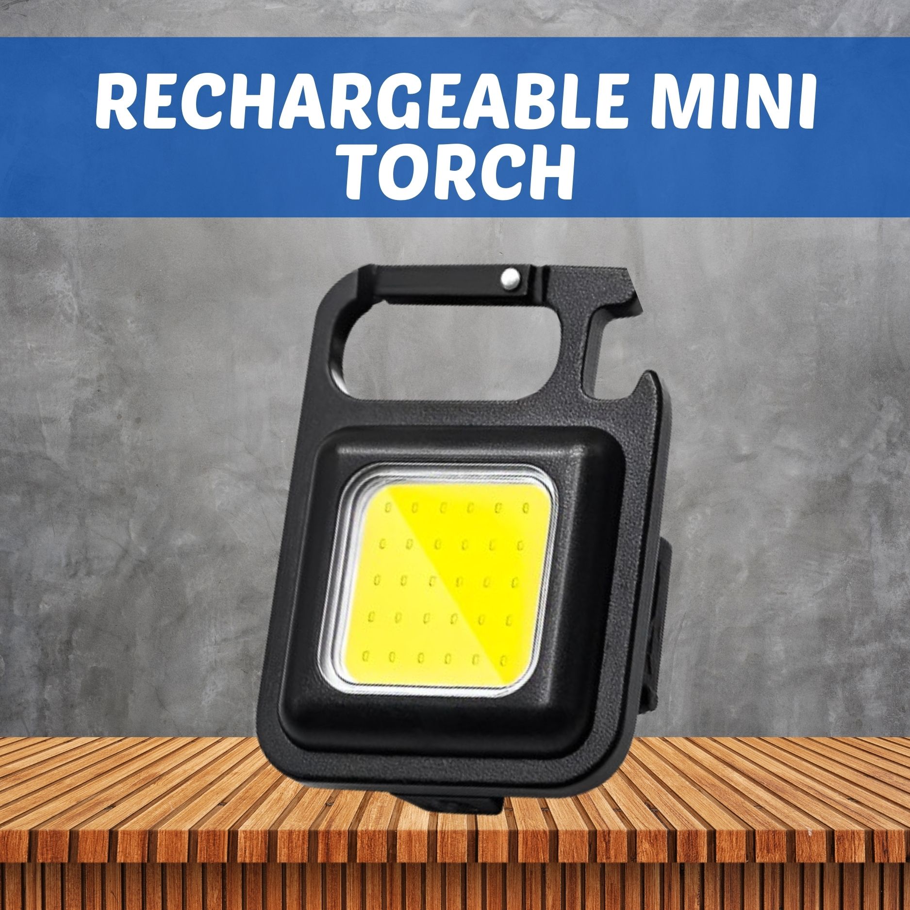 Rechargeable Small (COBB Light) With Keychain and 4 Hours Battery LifeF99 4 hrs Torch Emergency Light-image-19