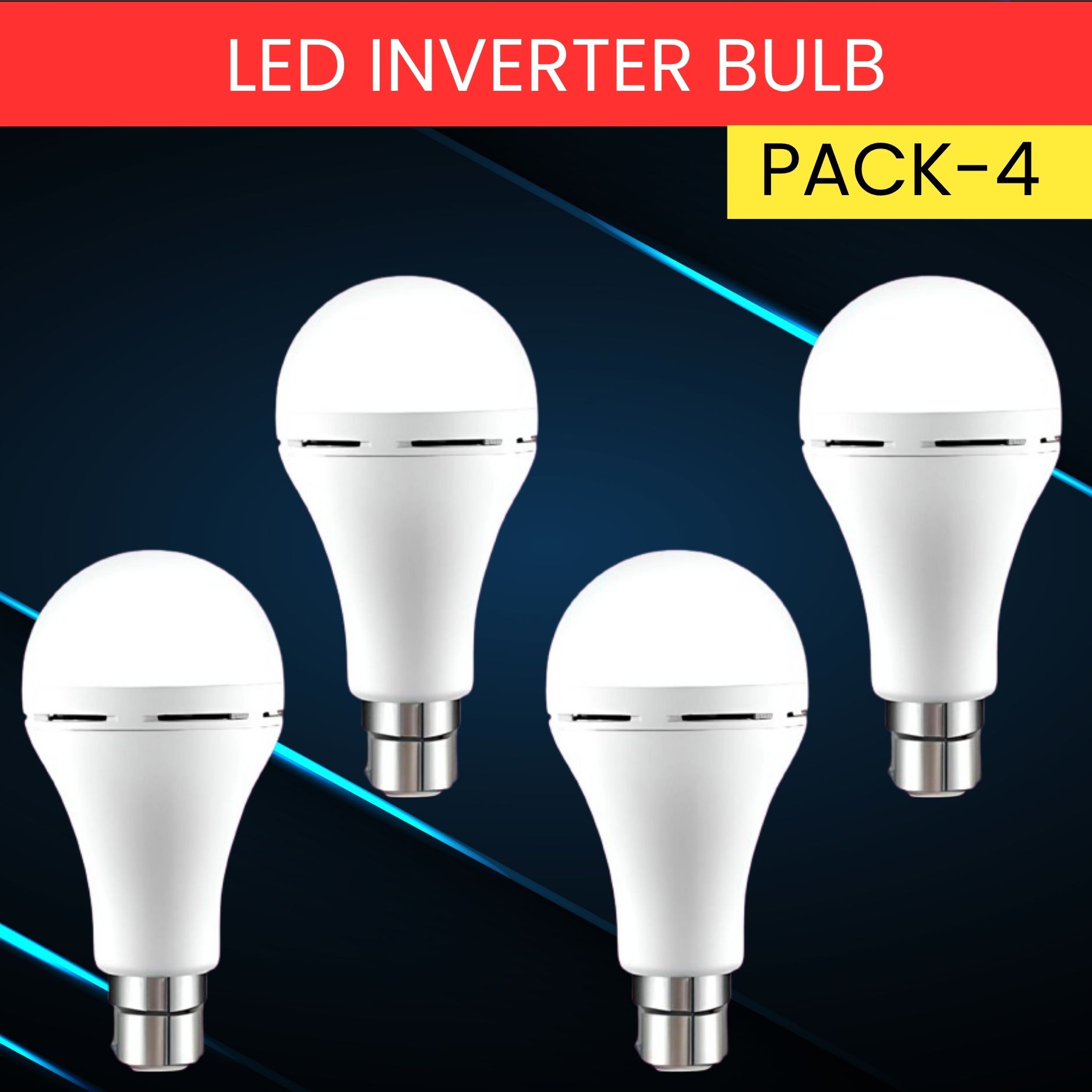 frony 12W Emergency Inverter Bulb, Rechargeable Emergency Led Bulb For Power CutsWW23 4 hrs Bulb Emergency Light-picture-3