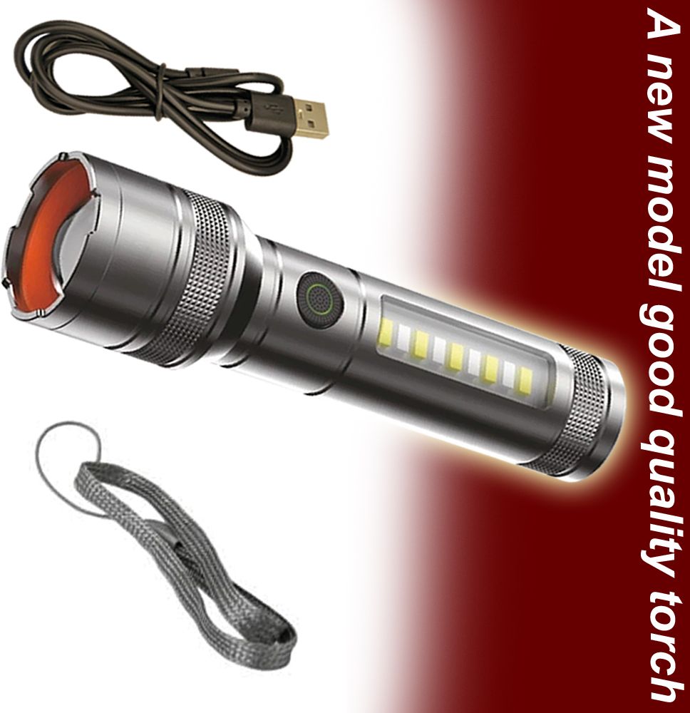 seegate New heavy duty powerful 100W electric fast charging torchlight 6 hrs Torch Emergency Light-picture-15