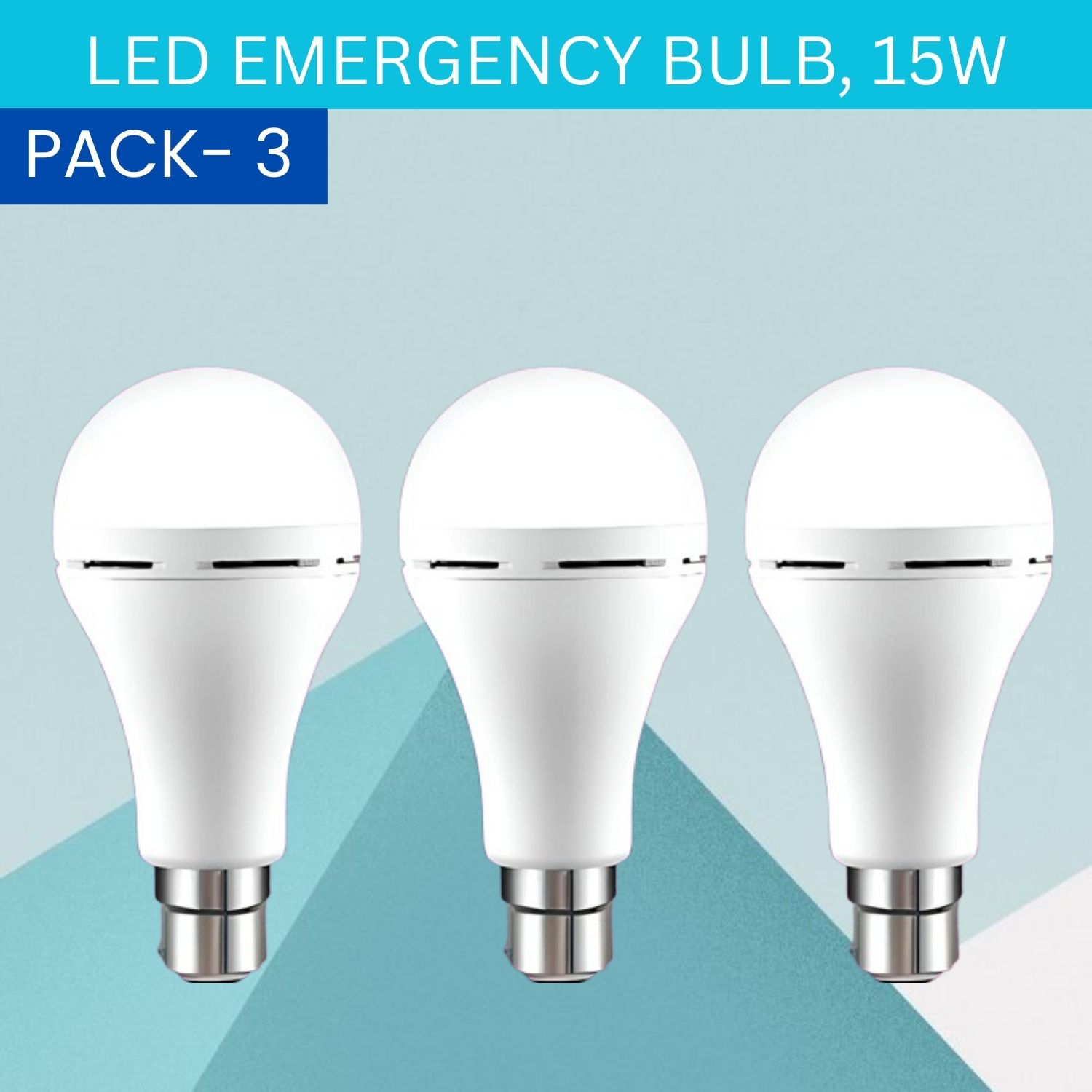 frony 15W Rechargeable Inverter LED Bulb with Upto 4H.Power Cut Lighting Pack of_3B458 4 hrs Bulb Emergency Light-picture-6