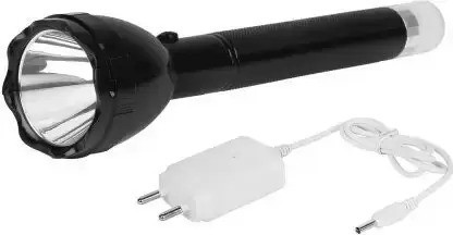 zeno volt Lithium Battery Long Range Led torch Light Rechargeable with 3000mAh Battery Torch image 1