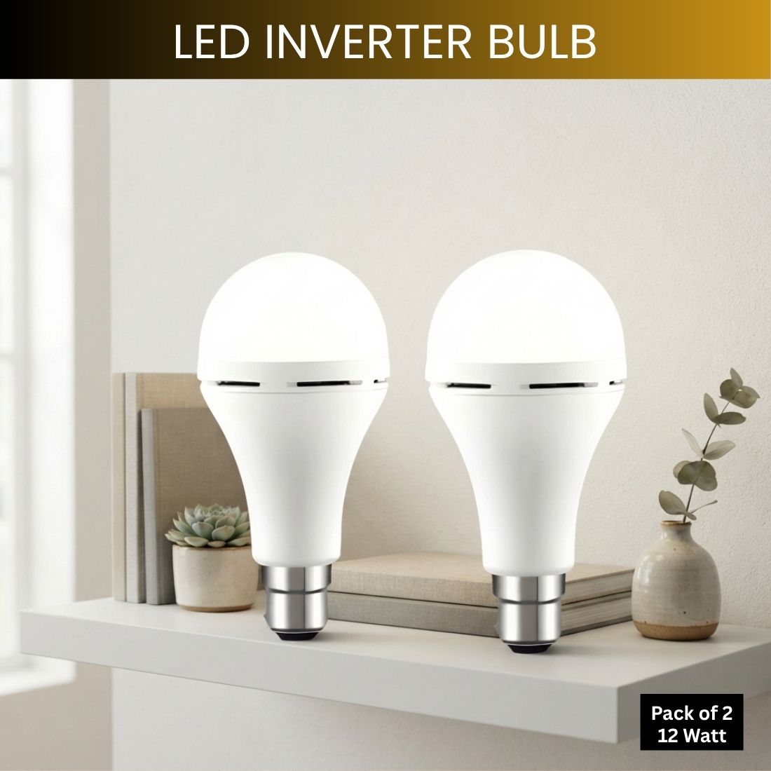 Rechargeable Emergency LED Bulb, Power Cut Backup Light For Home Pack of-2 QJ481 4 hrs Bulb Emergency Light-image-38
