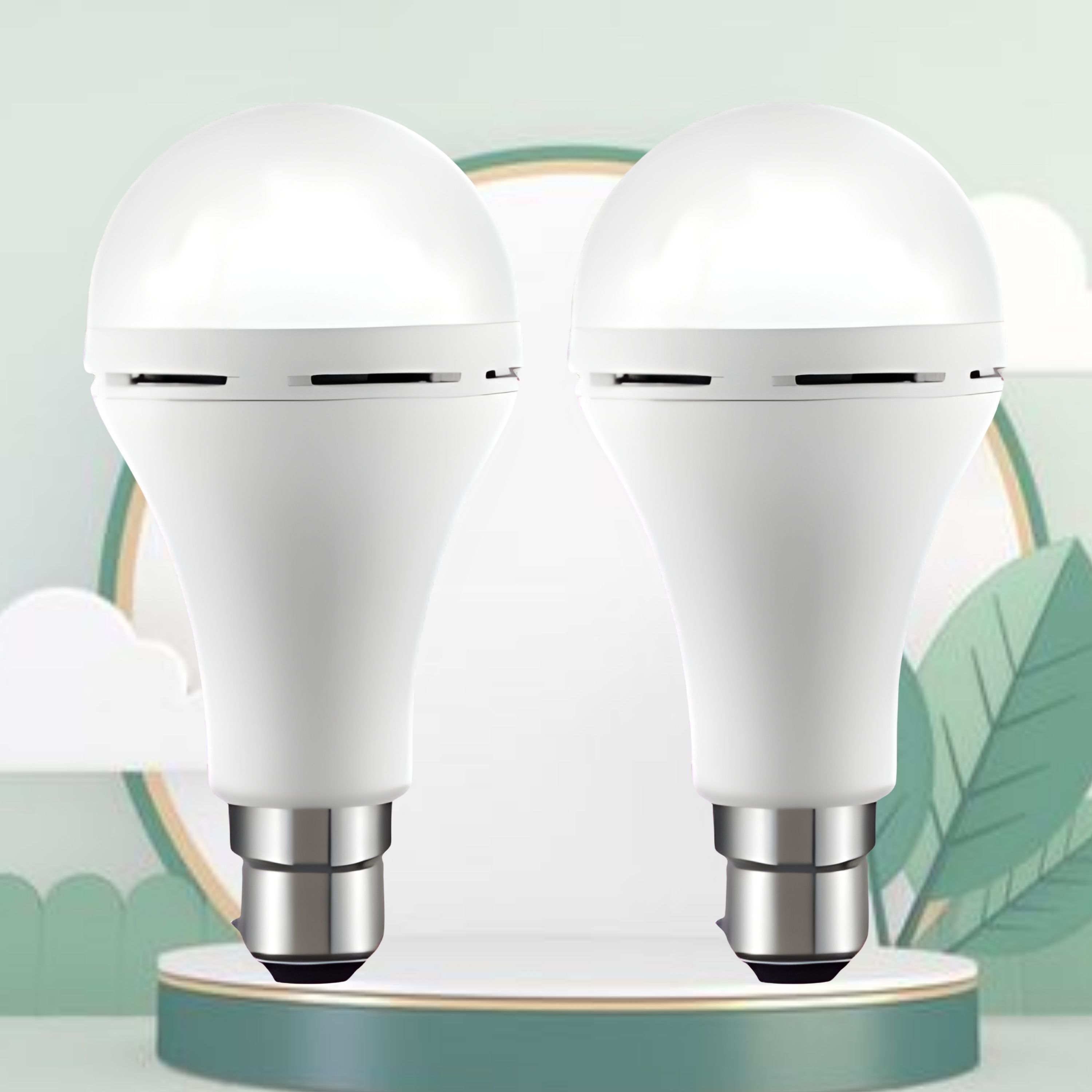 Emergency 15W Inverter LED Bulb with 1200mAh Rechargeable Battery Pack of 2 A401 4 hrs Bulb Emergency Light-image-14