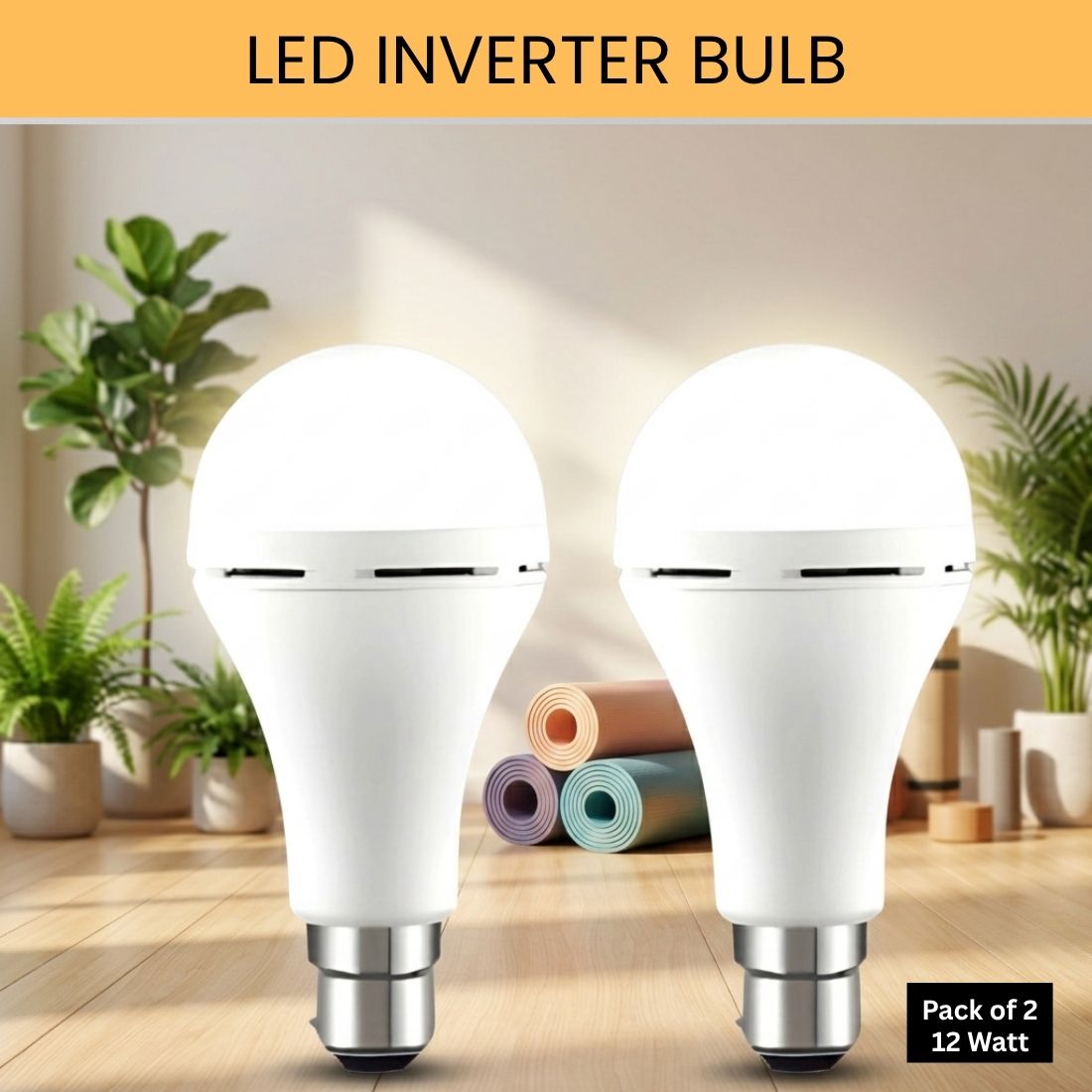 sacro Rechargeable Emergency LED Bulb, Power Cut Backup Light For Home Pack of-2 WF130 4 hrs Bulb Emergency Light-picture-28