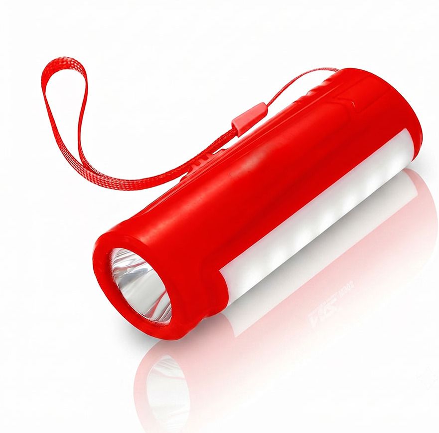 Dual Light Rechargeable Flashlight for Camping Home and Power Failures 8 hrs Torch Emergency Light-image-28