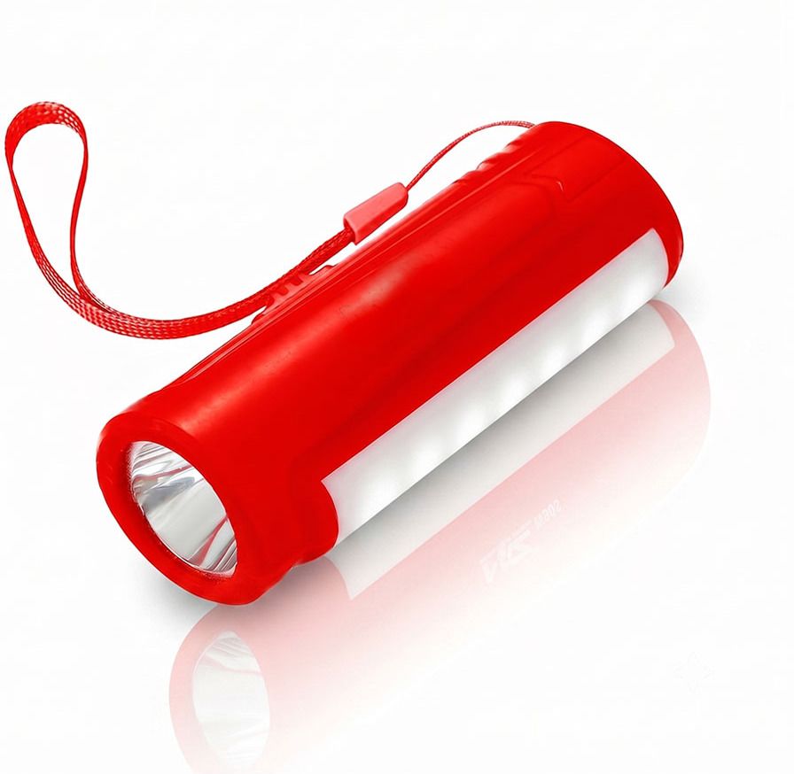 Handheld Rechargeable Flashlight with Bright Beam and COB Side Light 8 hrs Torch Emergency Light-image-30