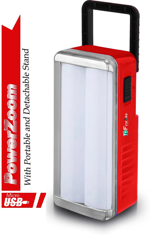 vr bright lite Portable High-Bright 2 Tube, Android Charging Support Rechargeable, Light 6 hrs Lantern Emergency Light image 1