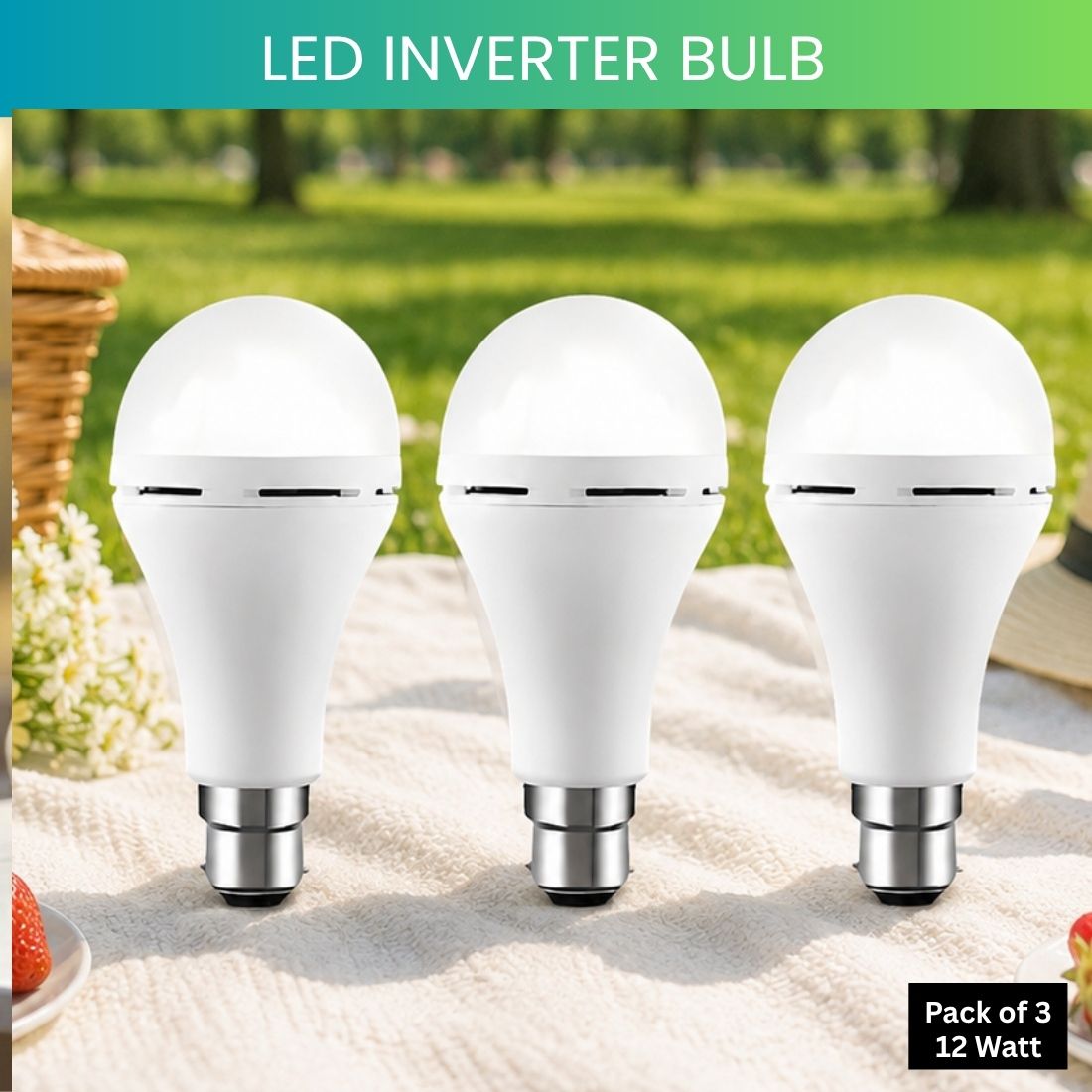 sacro Rechargeable Emergency LED Bulb, Power Cut Backup Light For Home Pack of-3 OP213 4 hrs Bulb Emergency Light-picture-29