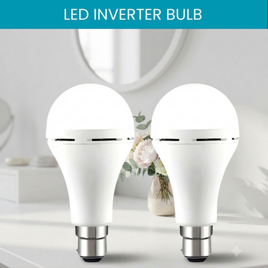 sacro Rechargeable LED Emergency Bulb, Inverter Backup Light for Home Pack of-2 HH358 4 hrs Bulb Emergency Light-picture-15