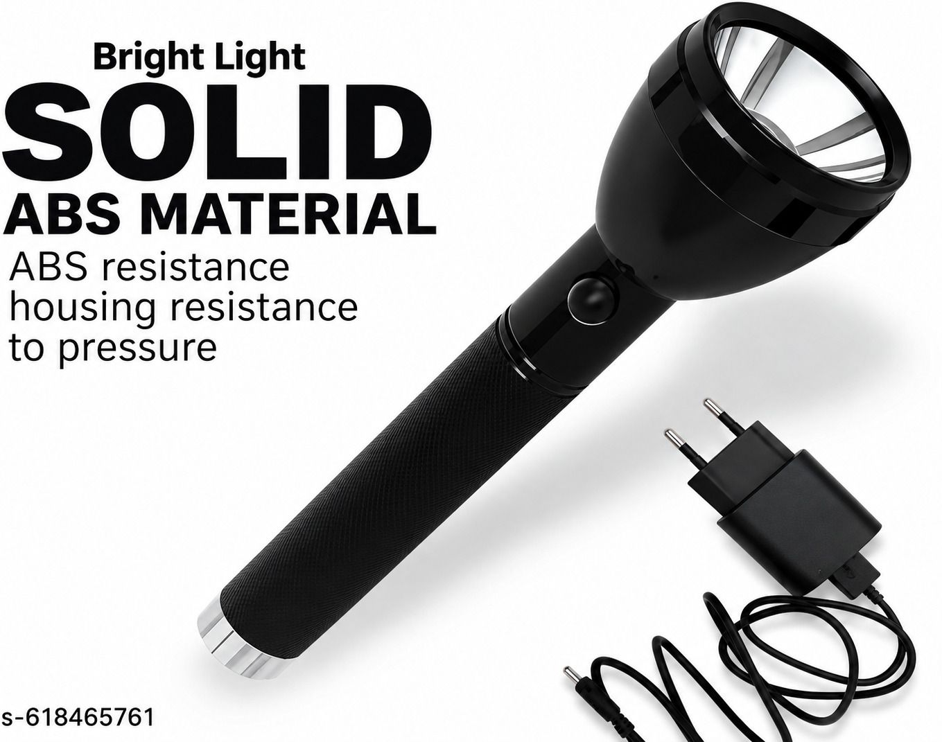 9050 High Flash power LED Rechargeable 2000mAh battery Long range torch 8 hrs Torch Emergency Light-image-43