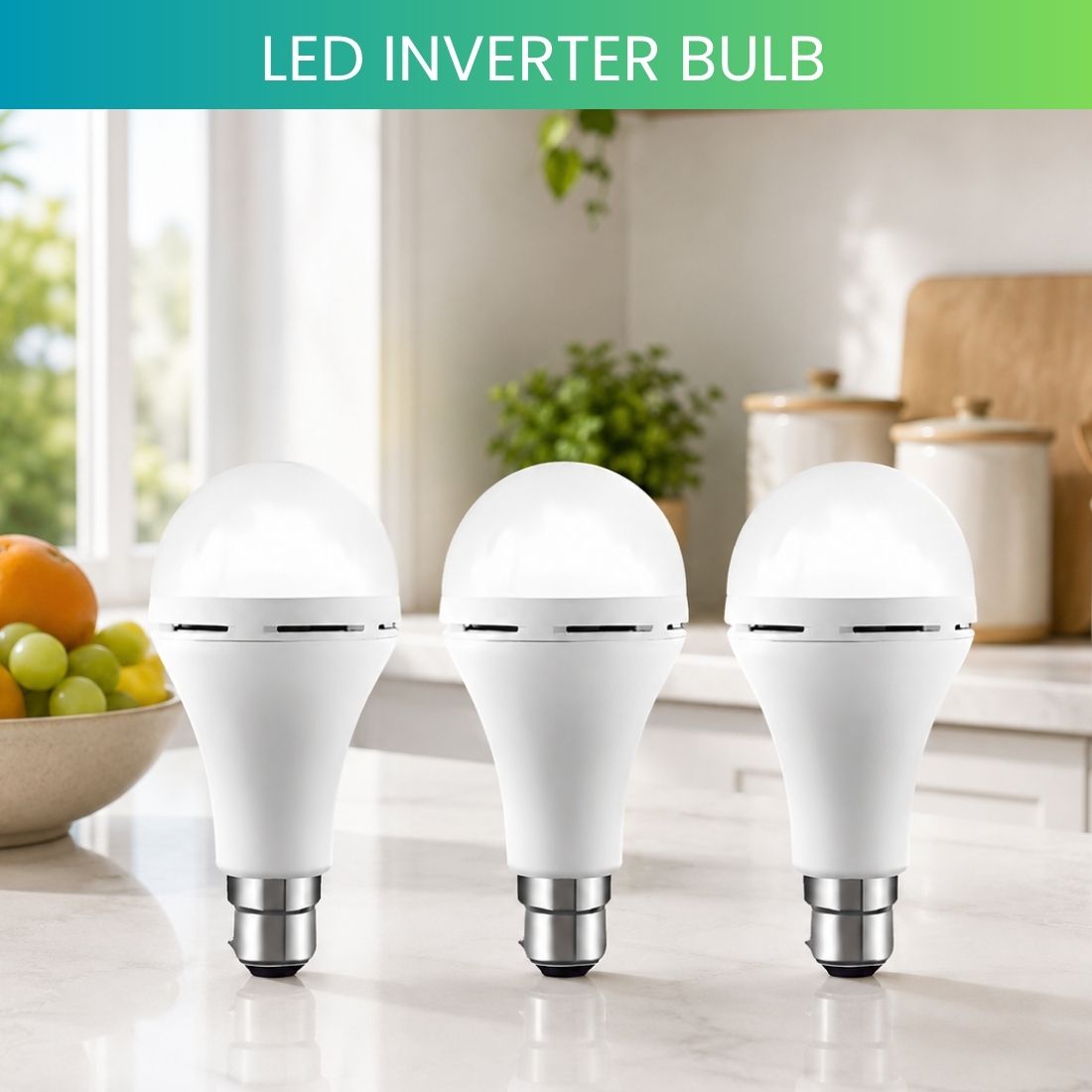 frony Rechargeable LED Emergency Bulb, Inverter Backup Light for Home Pack of-3 BY100 4 hrs Bulb Emergency Light-picture-47