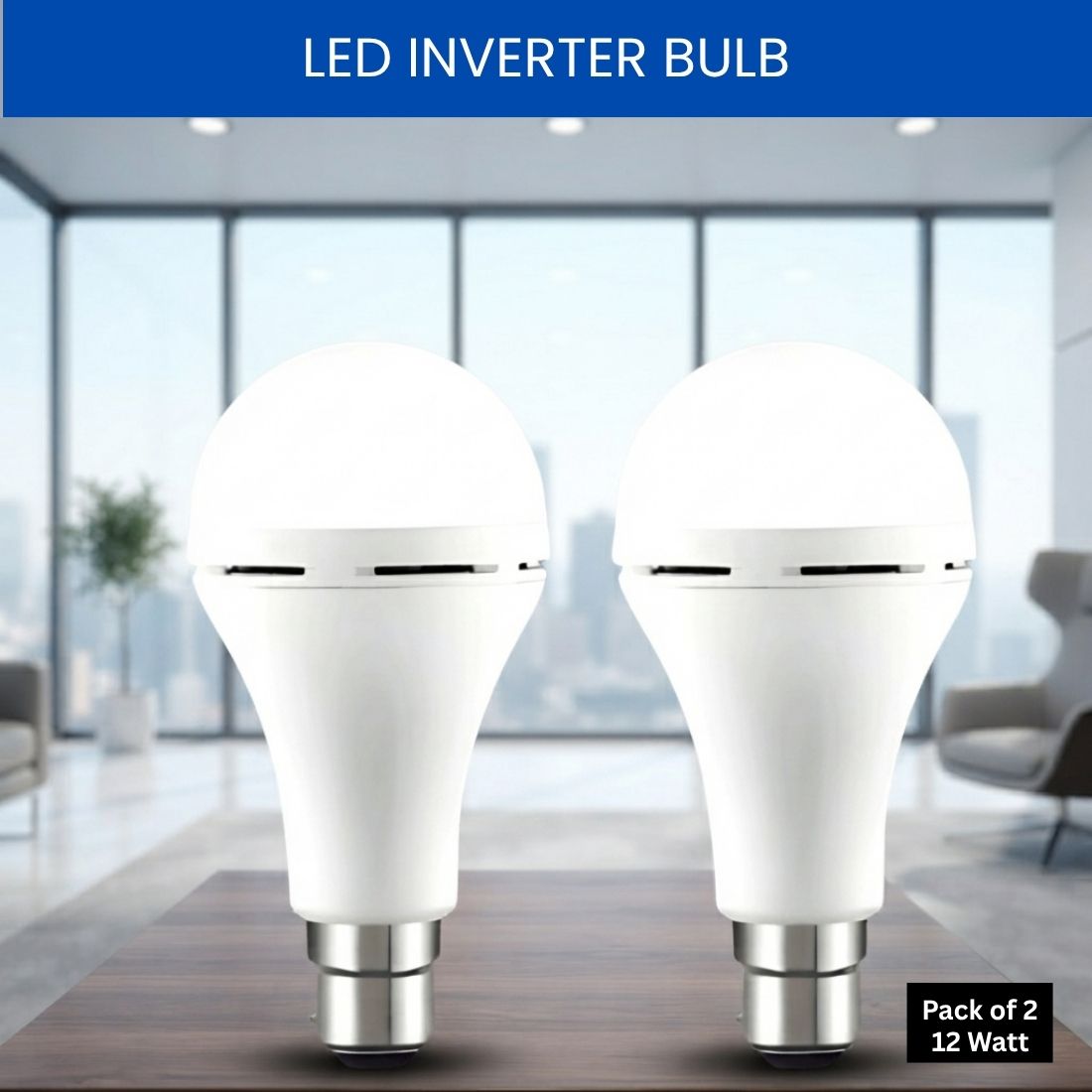 Rechargeable Emergency LED Bulb, Power Cut Backup Light For Home Pack of-2 RK248 4 hrs Bulb Emergency Light-image-23