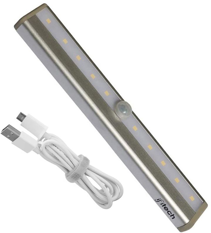ifitech Rechargeable Motion Sensor 10 LED Stick Light 450 hrs Bulb Emergency Light-picture-8
