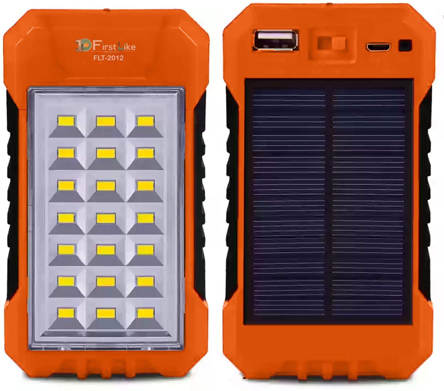 Mini Power Bank Cum 21 Hi-Bright LED Rechargeable Solar Light 7 hrs Flood Lamp Emergency Light-image-6