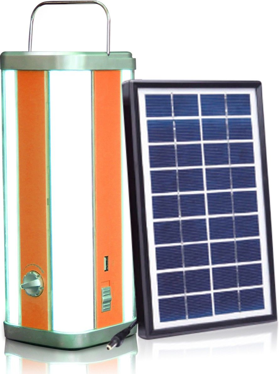 Rechargeable 4 Side Tube Lantern With Solar Panel 8 hrs Lantern Emergency Light-image-31
