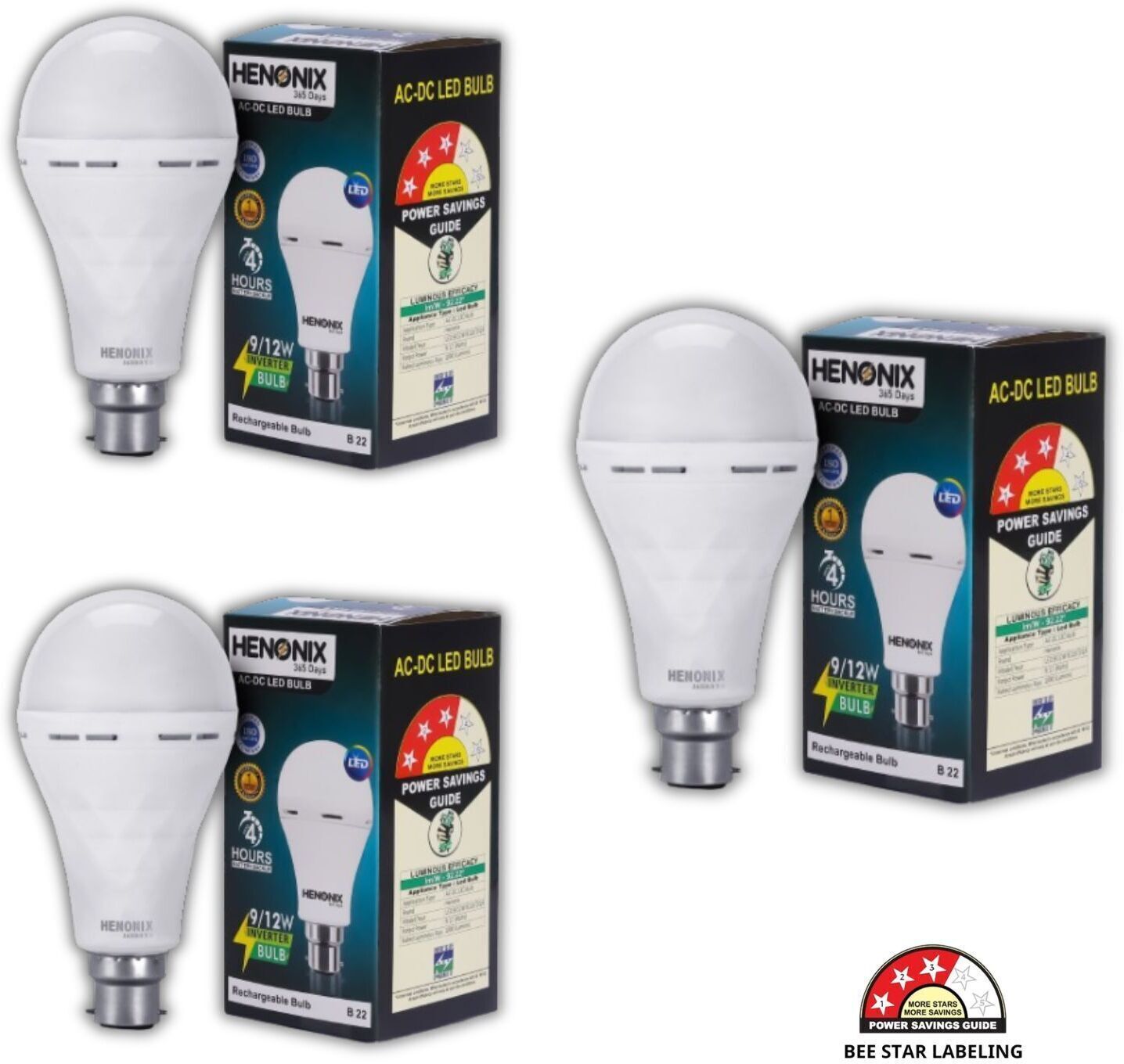 Rechargeable LED Inverter AC/DC Bulb 12W B22 D 2 hrs Bulb Emergency Light-image-30