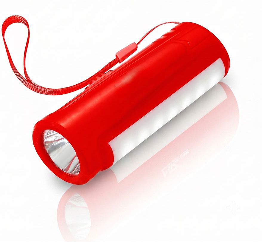 Rechargeable LED Torch with Front Spotlight and COB Side Work Light 8 hrs Torch Emergency Light-image-34
