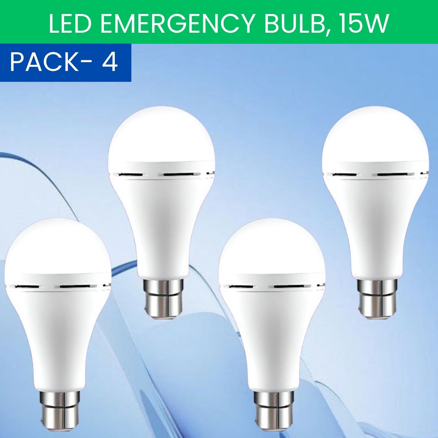 frony 15W Rechargeable Inverter LED Bulb with Upto 4H.Power Cut Lighting Pack of_4A91 4 hrs Bulb Emergency Light-picture-22