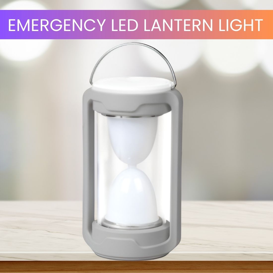 sacro Emergency LED Lantern Light, 360° Light Spread For Camping and TravelPW445 4.5 hrs Lantern Emergency Light-picture-31
