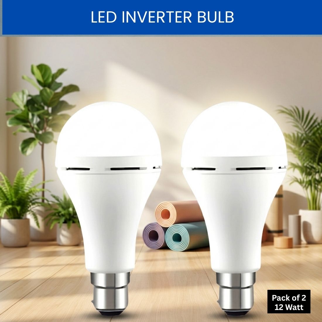 guggu Rechargeable Emergency LED Bulb, Power Cut Backup Light For Home Pack of-2 QK21 4 hrs Bulb Emergency Light-picture-29