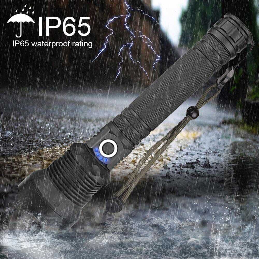 oximus 90000 High Lumens Tactical Super Bright Flashlight Zoomable 5 Modes Powerful Torch-picture-18