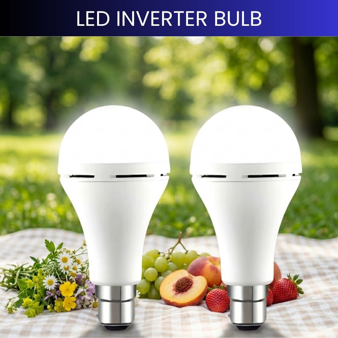 guggu Rechargeable LED Emergency Bulb, Inverter Backup Light for Home Pack of-2 HK288 4 hrs Bulb Emergency Light-picture-13