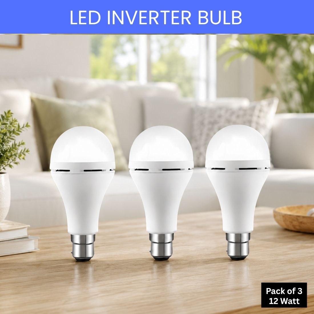 frony Rechargeable Emergency LED Bulb, Power Cut Backup Light For Home Pack of-3 UO44 4 hrs Bulb Emergency Light-picture-48