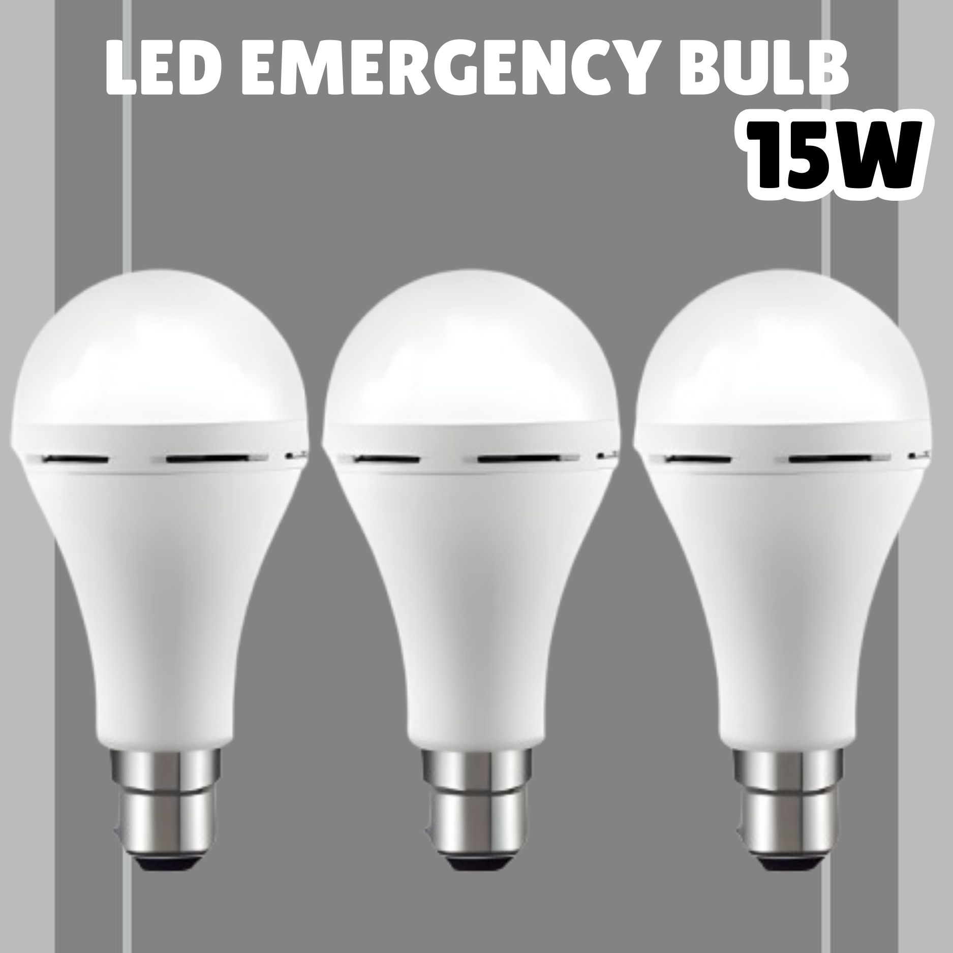 (Emergency Inverter Blub) charging 15W LED Bulb for Extended Lighting_Pack_3S264 4 hrs Bulb Emergency Light-image-7