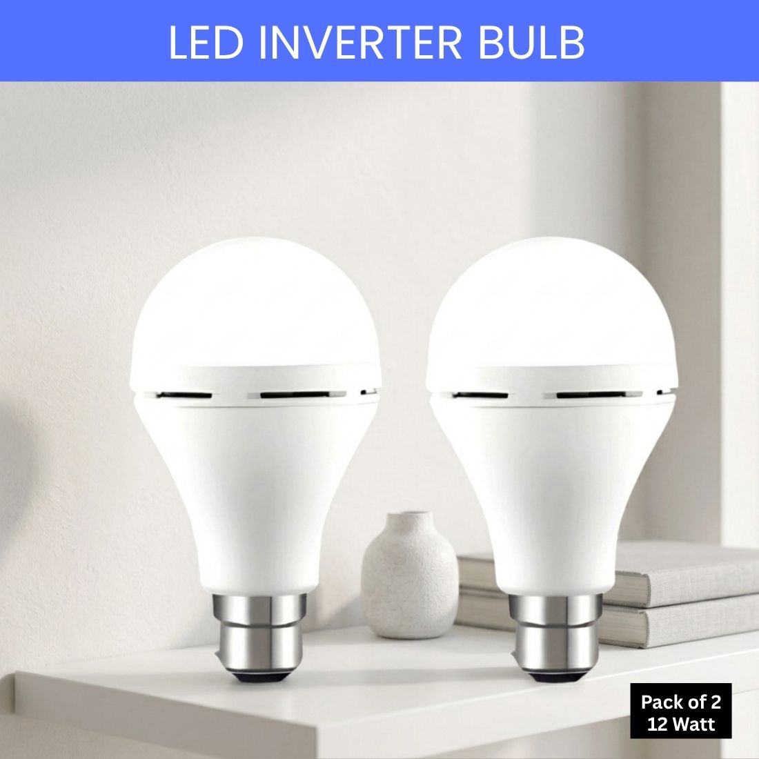 guggu Rechargeable Emergency LED Bulb, Power Cut Backup Light For Home Pack of-2 WK274 4 hrs Bulb Emergency Light-picture-38